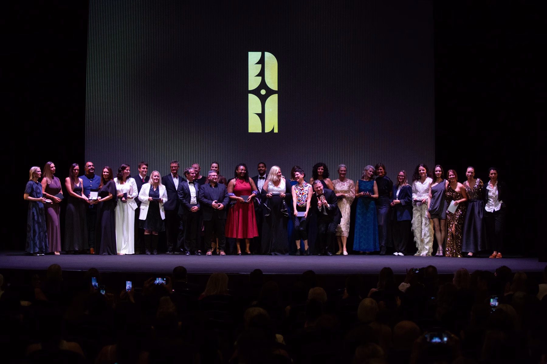 European Natural Excellence 2026 winners on stage, including Lantestina, at the European Natural Beauty Awards